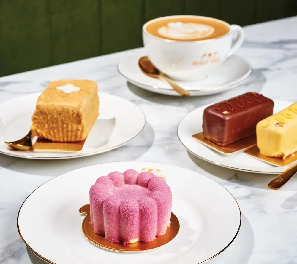 European-inspired desserts and coffee at Honey Birds Bakery in Alpharetta